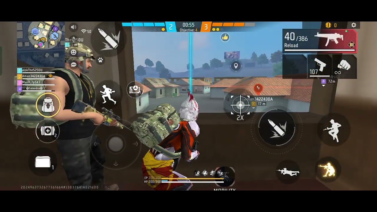 Free fire playing with Ayush #gaming #viral #tranding 