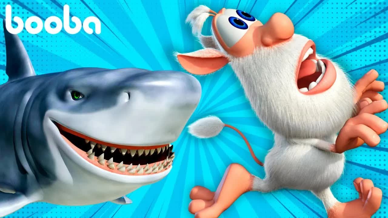 Booba 😎 Semana de Tubarão 😎 Desenhos Animados Engraçados Para Crianças