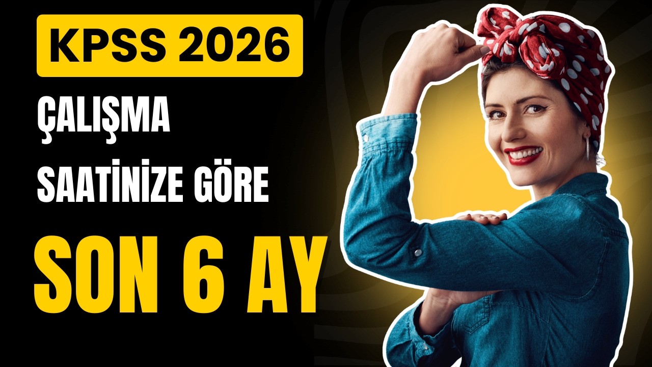 Son 6 Ayda KPSS 2026'da Derece Yapmak ? Biter Mi ? &Ccedil;alışma Programınızı Yapıyorum 💪