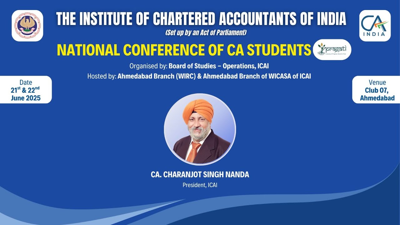 Shri Charanjot Singh Nanda Ji (President,ICAI)
