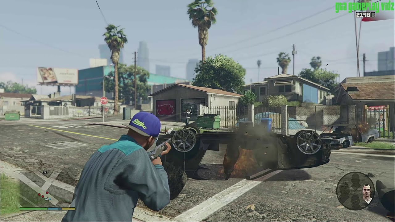 GTA: V (PS4) Hood Safari - Gold Medal - 100% Shooting Accuracy (1080pHD)