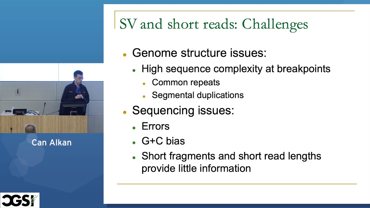 Can Alkan | Characterization of Genome Structural Variation using Various Sequencing Technologies