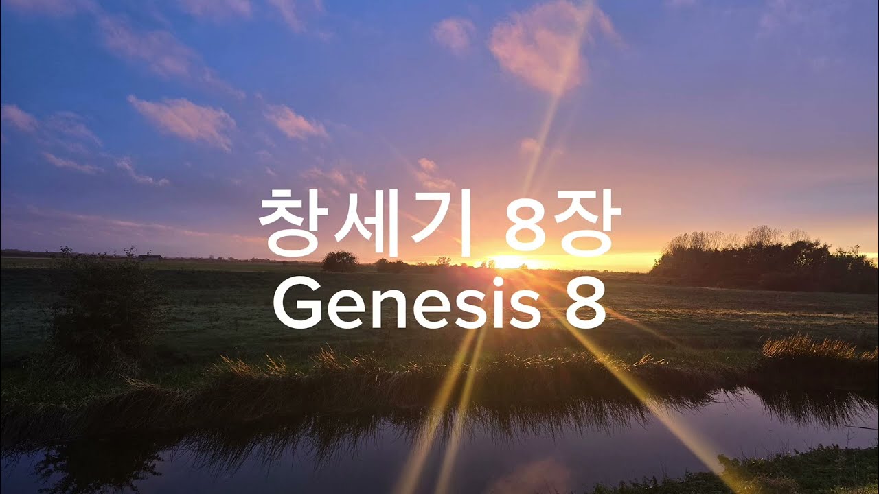 [성경읽는나] 창세기8장｜노아의구원｜#성경읽는나 #성경통독 #개역개정 #창세기8장