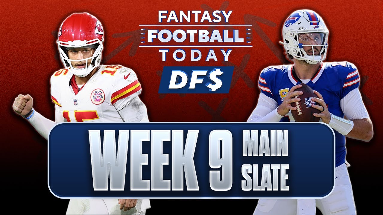NFL DFS Week 9 Preview: Main Slate Lineups, Picks, Stacks and Ownership I FFT DFS