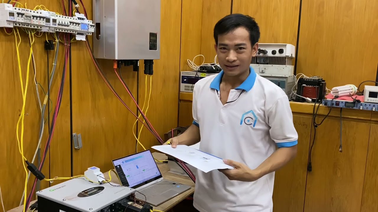 Hướng dẫn kết nối cài đặt bám tải cho các dòng S 1 pha của Growatt với meter SDM230