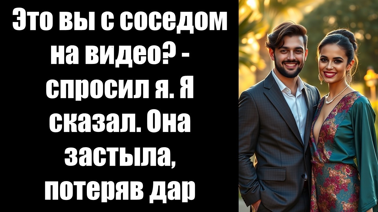 Это вы с соседом на видео? - спросил я. Я сказал. Она застыла, потеряв дар речи.#божественнаямать