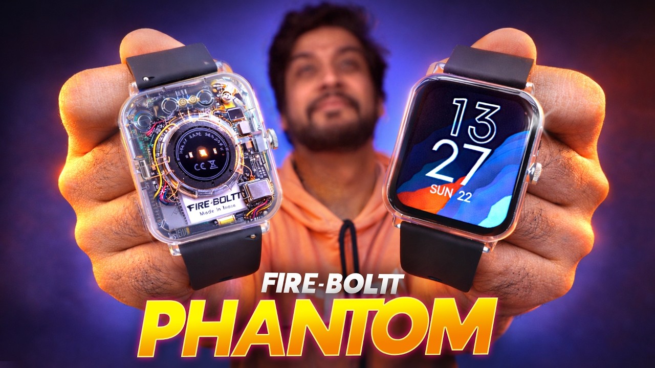 This Is India's First Ever Transparent Smartwatch! ⚡️ Fire-Boltt Phantom Review