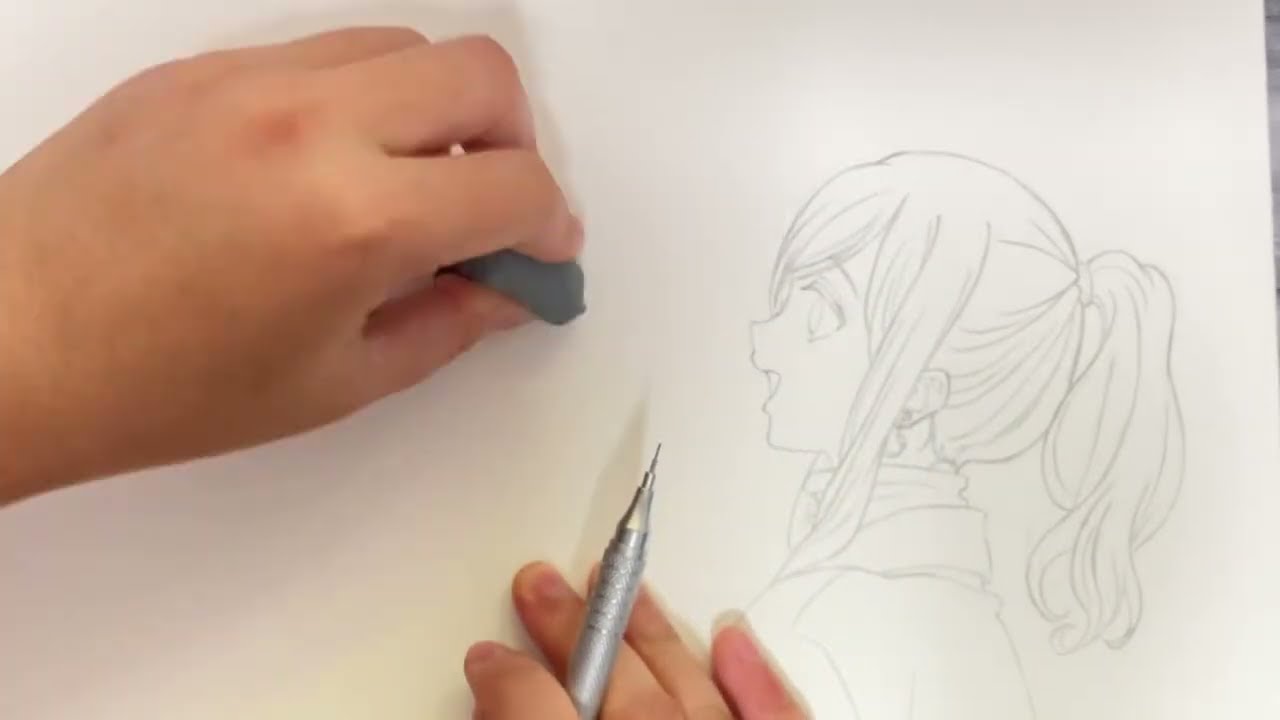 How to draw Yamada & Akane Step by step