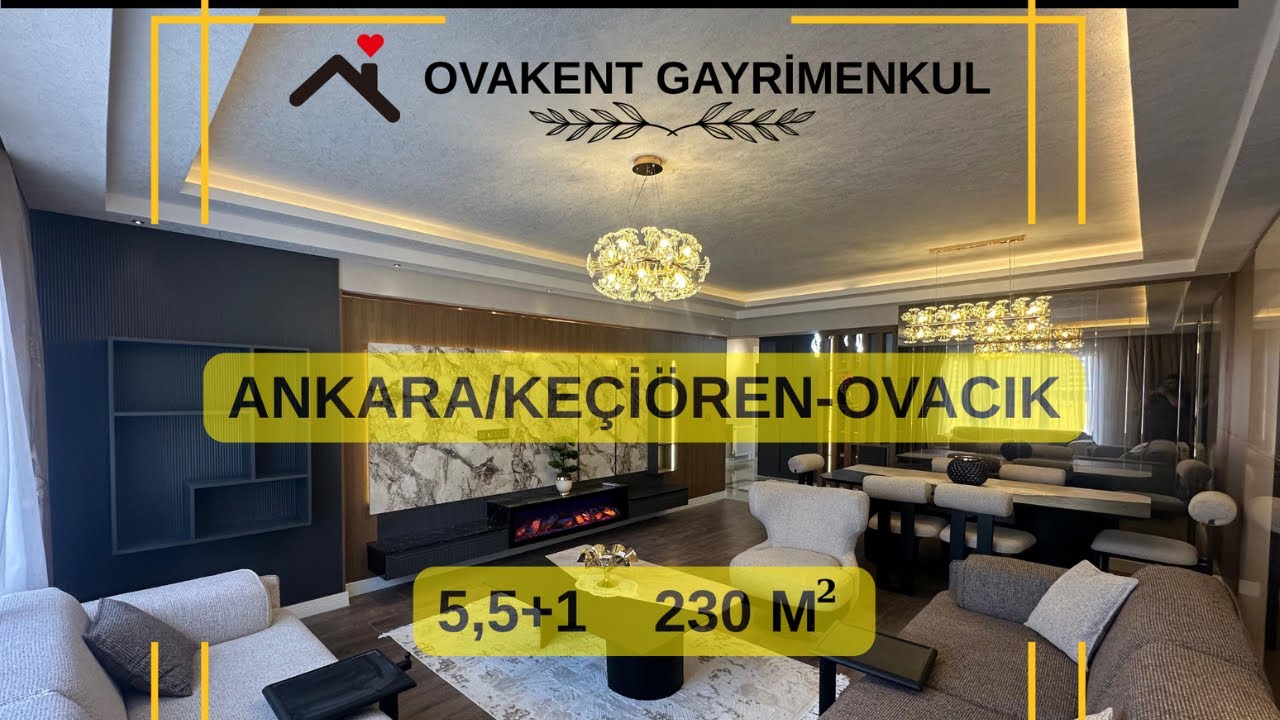 E-15 OVACIK’TA 5.5+1 - 230 M2 / GENİŞ VE FERAH EV SEVENLER İÇİN PROJEMİZ SİZLERLE (ANKARA/KEÇİÖREN)