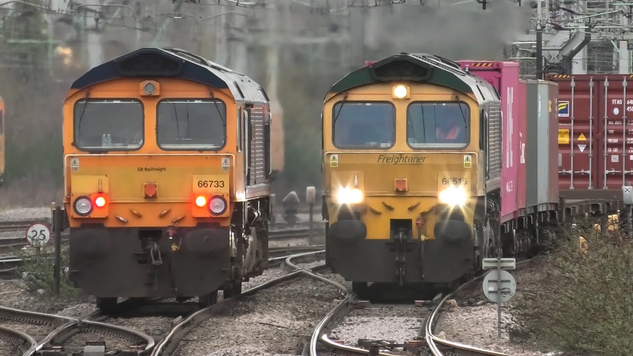 Rush Hour at Stafford Station Freight/Passenger Trains 10th March 2026 