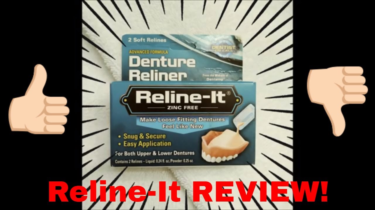 Reline IT Denture soft liner review