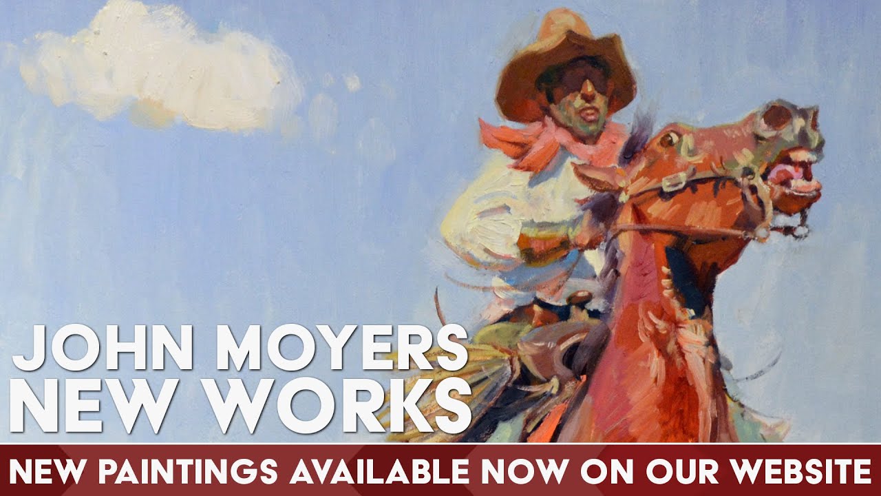Western artist John Moyers discusses new paintings available now at Medicine Man Gallery