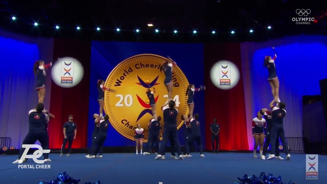 Team Chile Coed Premier ICU World Cheerleading Championship 2024 Finals