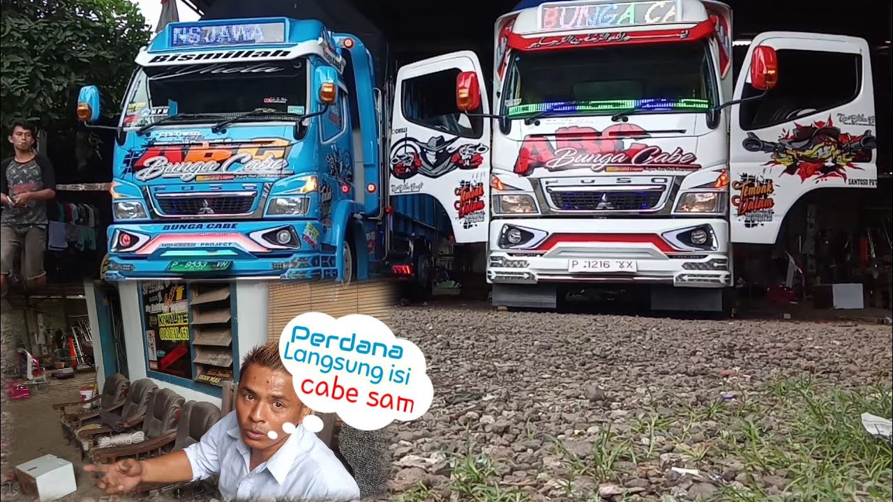 Finishing Truck baru ABC bunga cabe calon pegangan sam Edi Toretto