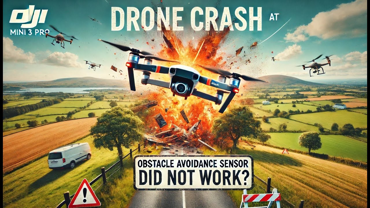 🚁 DJI Mini 3 Pro Drone Crash at Ballintogher, Sligo 🇮🇪 | Obstacle Avoidance Sensor Failure?