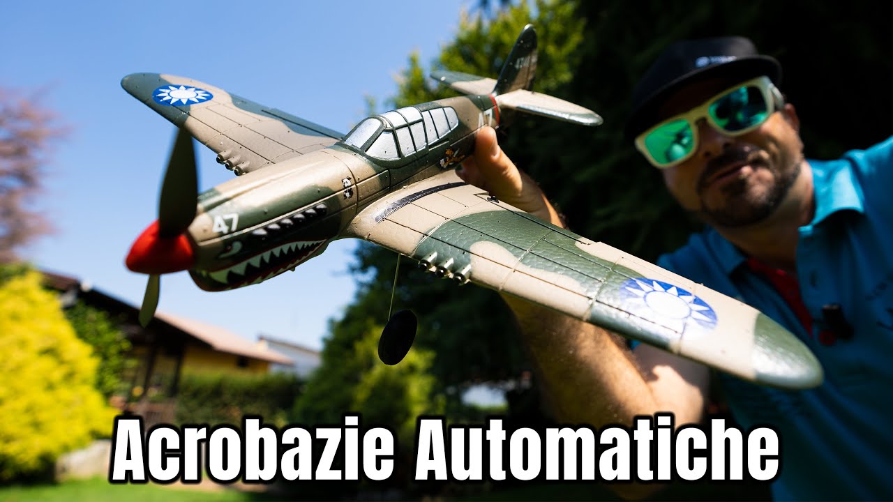 Eachine P-40 Aereo molto agile ma anche per principianti con acrobazie automatiche