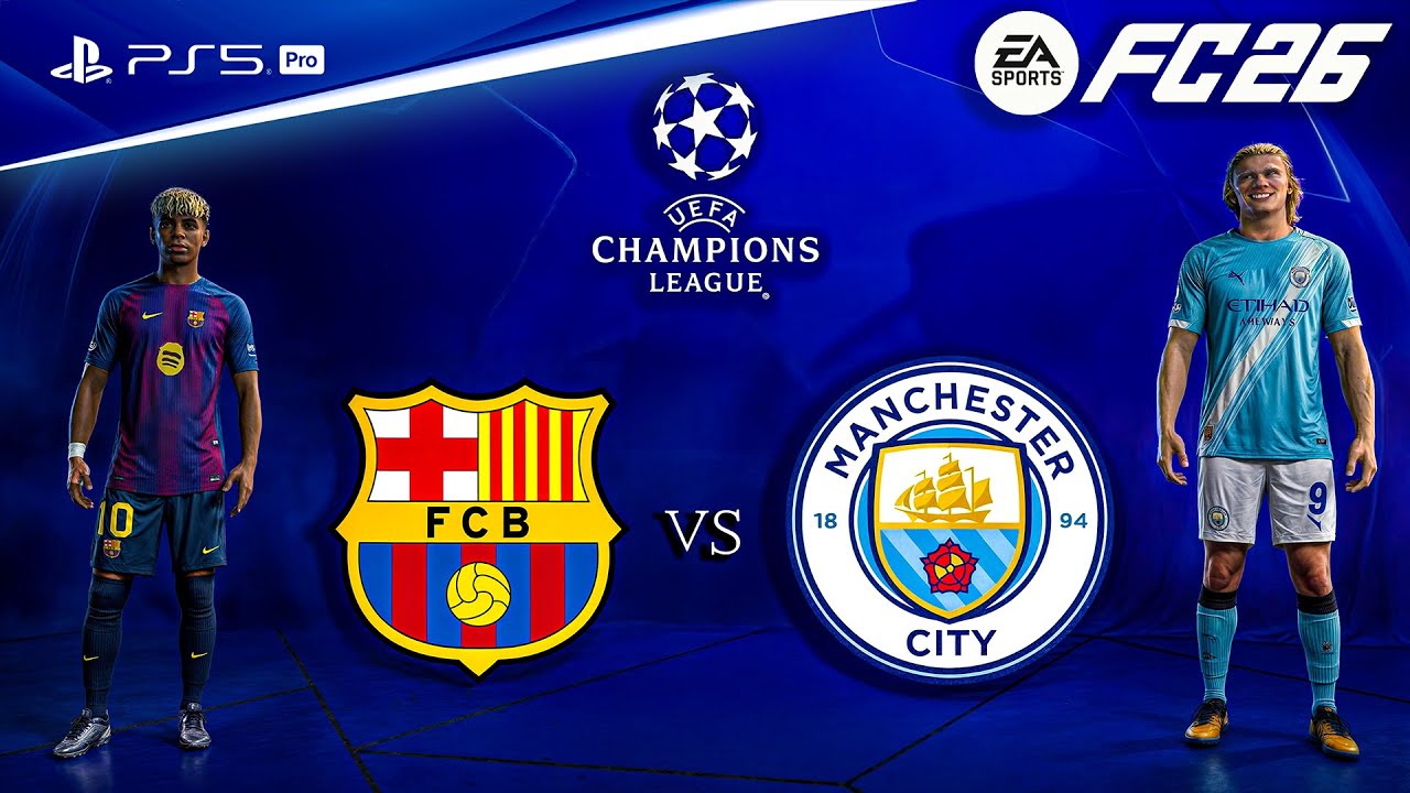 FC 26 - Barcelona vs. Man City - UEFA Champions League 25/26 Final | PS5™ Pro [4K60]