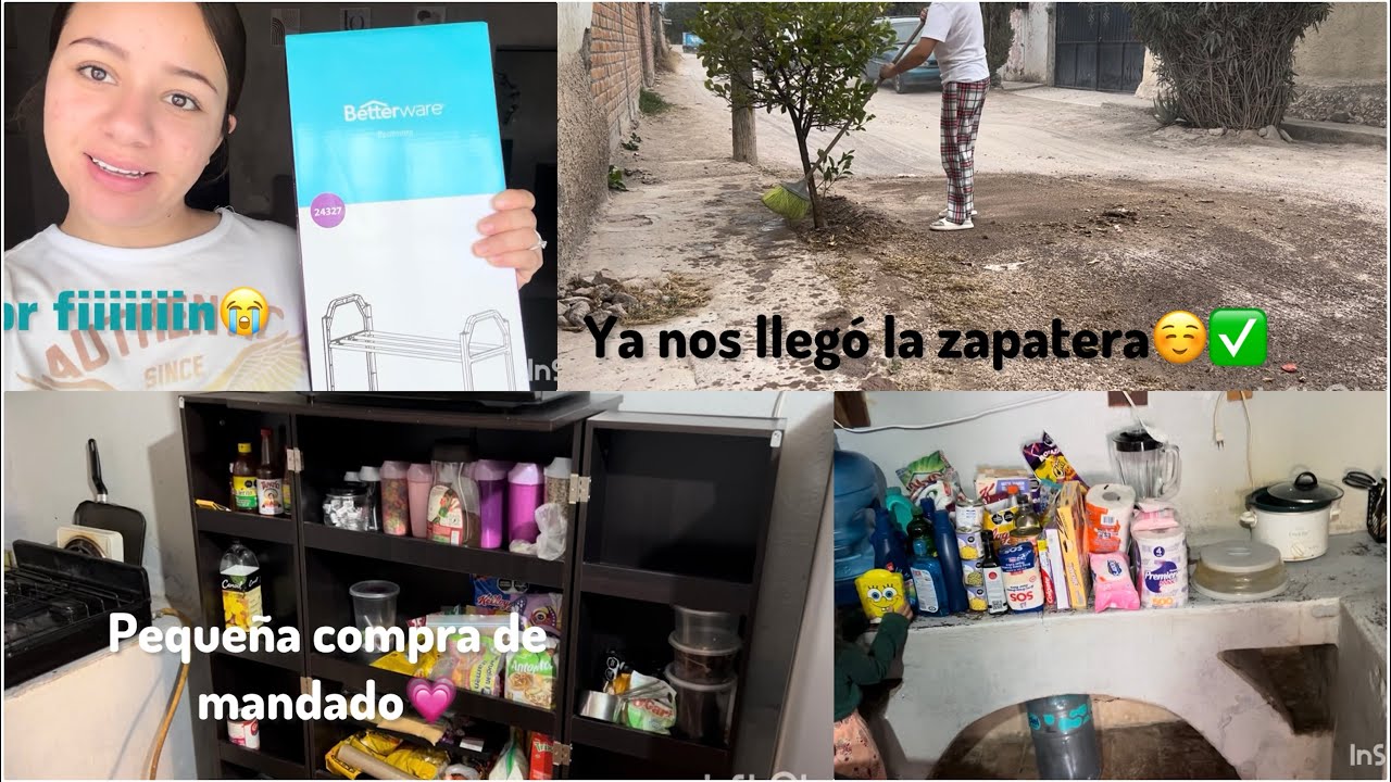 LA CASA ESTÁBA MUY DESORDENADA/ 😐PEQUEÑA COMPRA DE MANDADO🛒/ LA ZAPATERA QUE ENCARGUE NO ME AGRADÓ😭