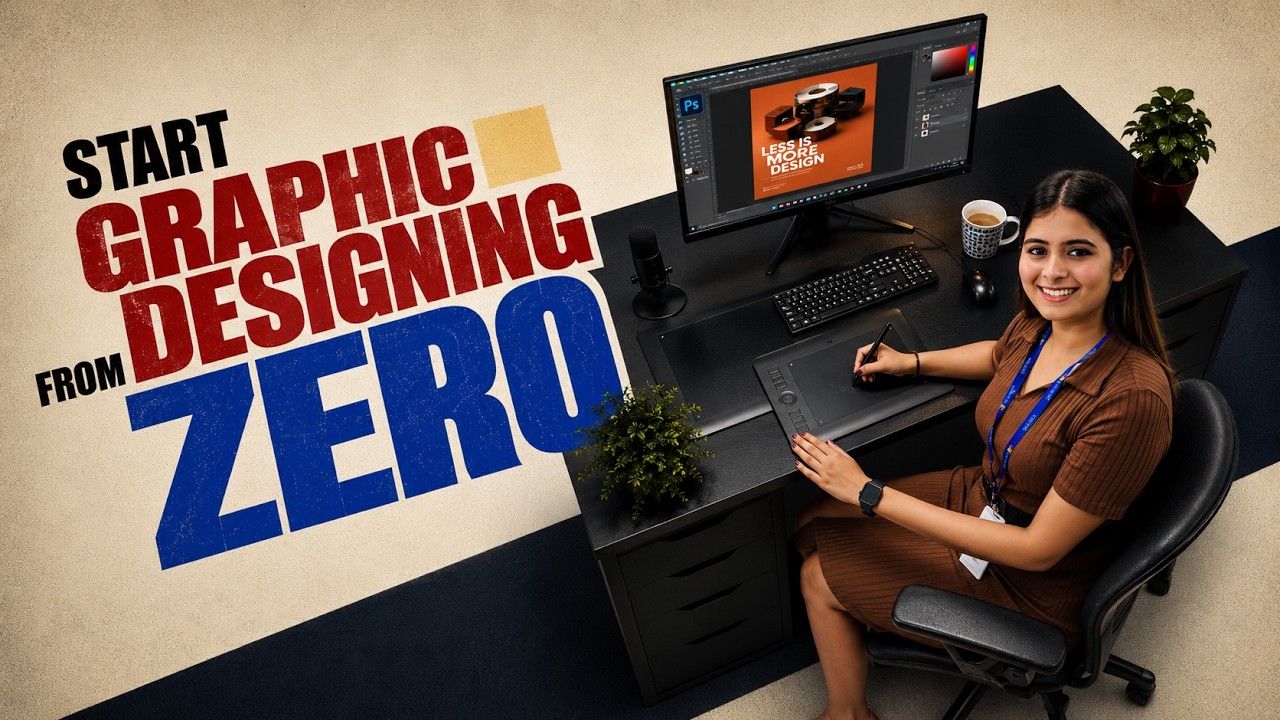 Graphic Design Full Course 2026 | Beginner to Pro (Certification + Design Kit)