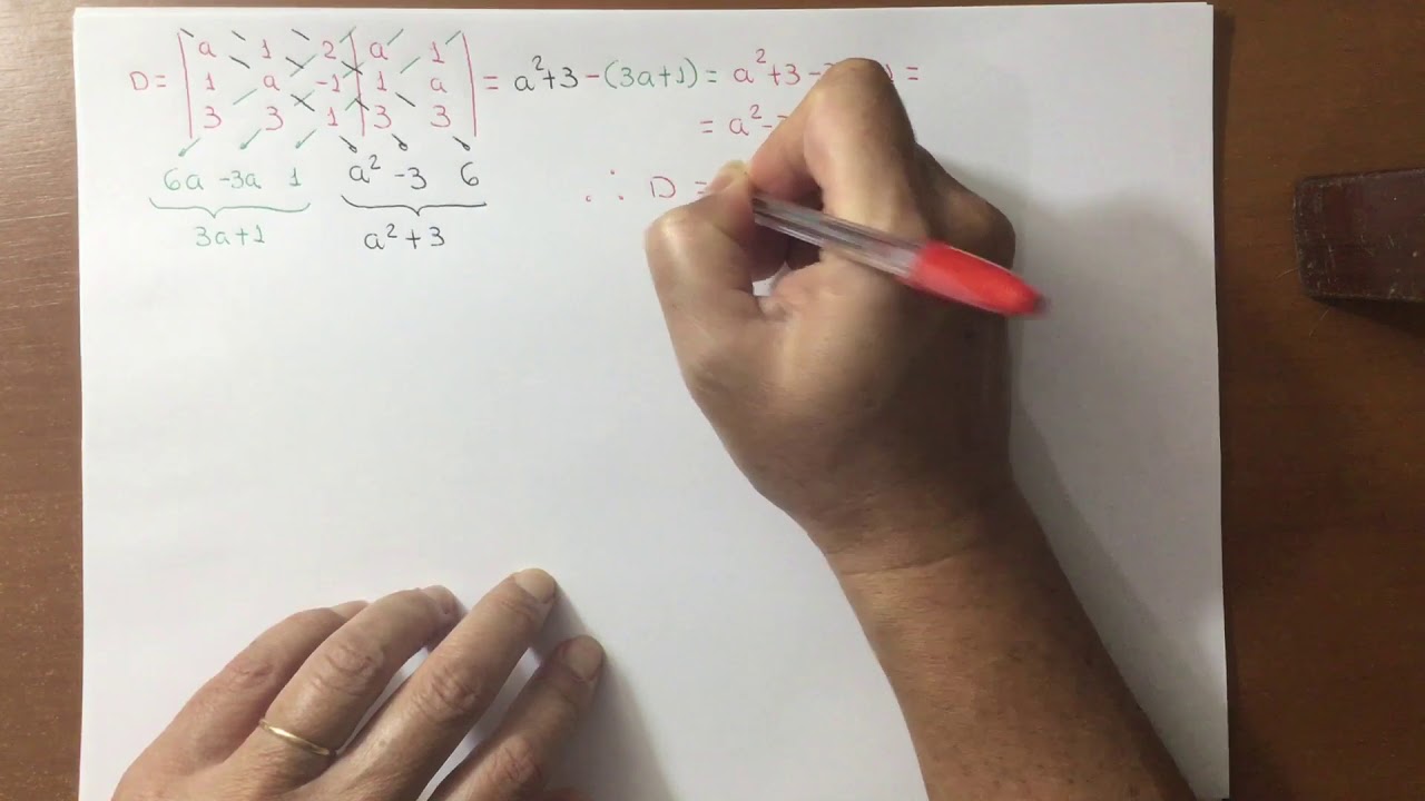 Discussão de Sistemas lineares (3x3) - Super Importante 😉😘😛