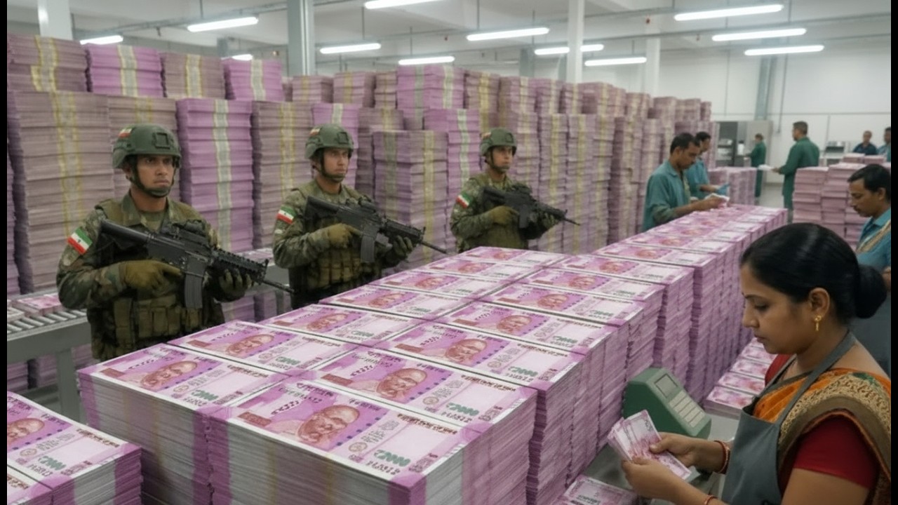 Inside the Indian Rupee Factory: How India Produces Its National Currency (Full Process)💸