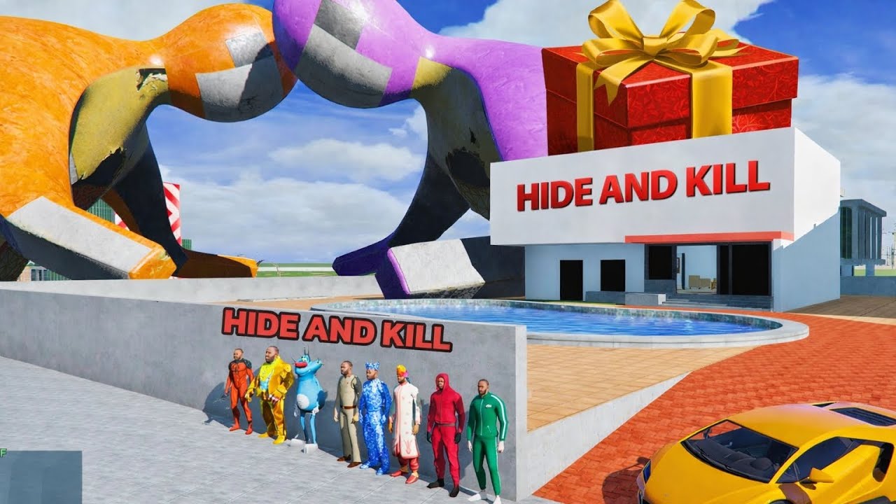 FRANKLIN PLAY HIDE AND KILL - INDIAN BIKE DRIVING 3D