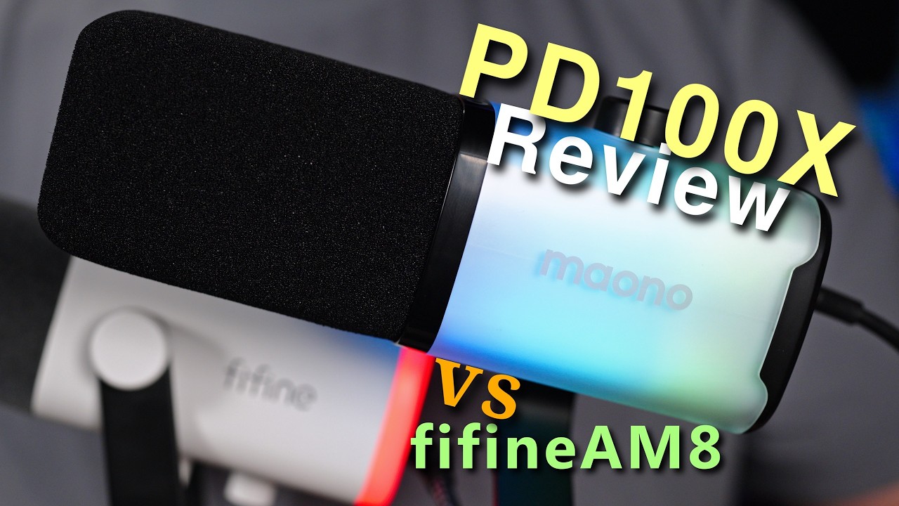 Обзор микрофона Maono PD100X против Fifine AM8