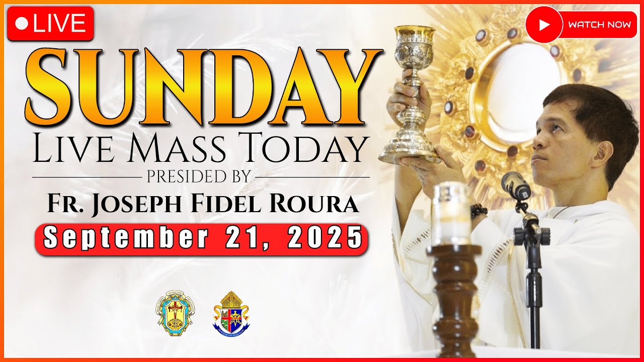 SUNDAY FILIPINO LIVE MASS TODAY ONLINE || SEPTEMBER 21, 2025 || FR. JOSEPH FIDEL ROURA