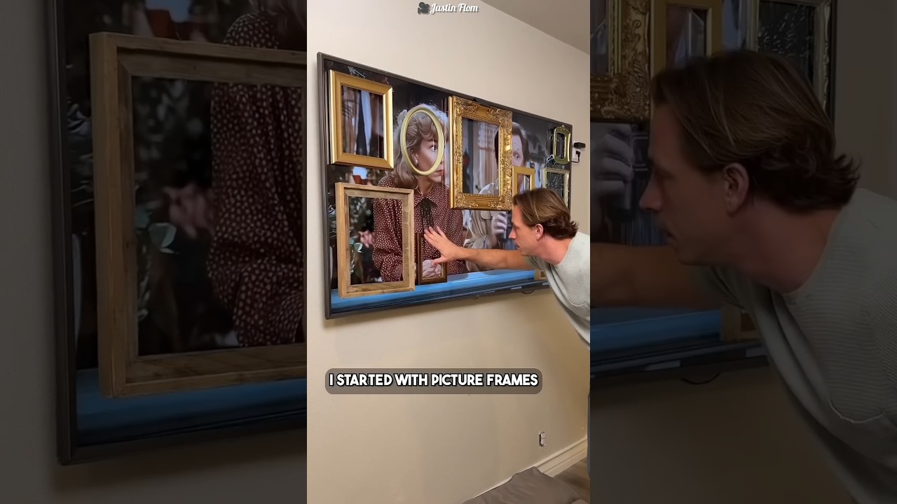 Amazing photo frames made from TV #shortsvideo