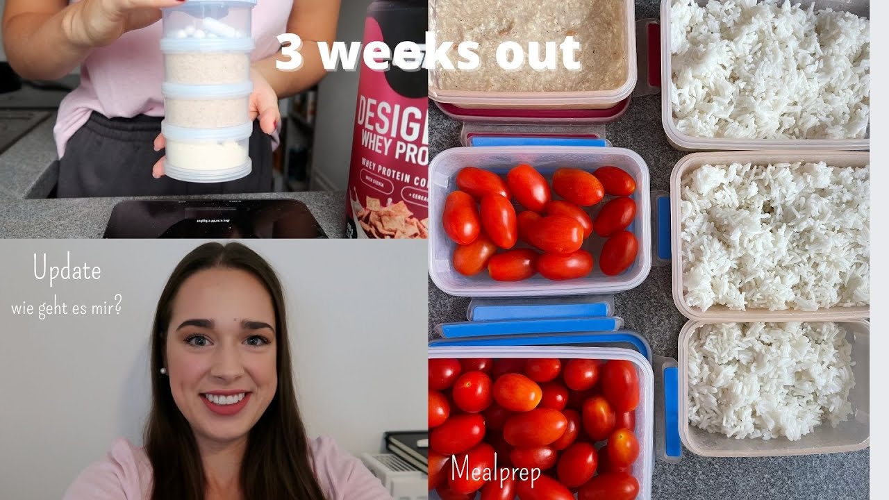 3 weeks out, Vorbereitung für den Kurztrip