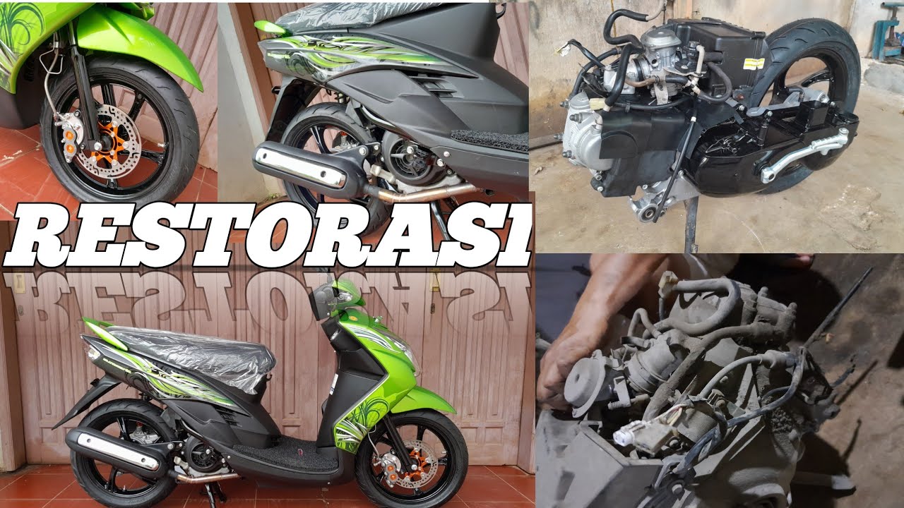 RESTORASI YAMAHA MIO SOUL DETAIL PART2..Modifikasi Simple