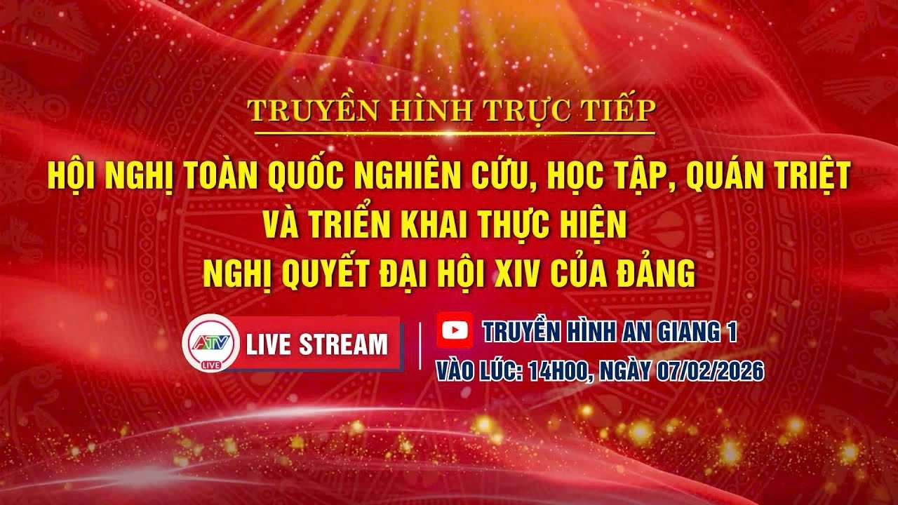 [🔴TRỰC TIẾP] HỘI NGHỊ TOÀN QUỐC NGHIÊN CỨU, HỌC TẬP, QUÁN TRIỆT VÀ TRIỂN KHAI NGHỊ QUYẾT ĐẠI HỘI XIV