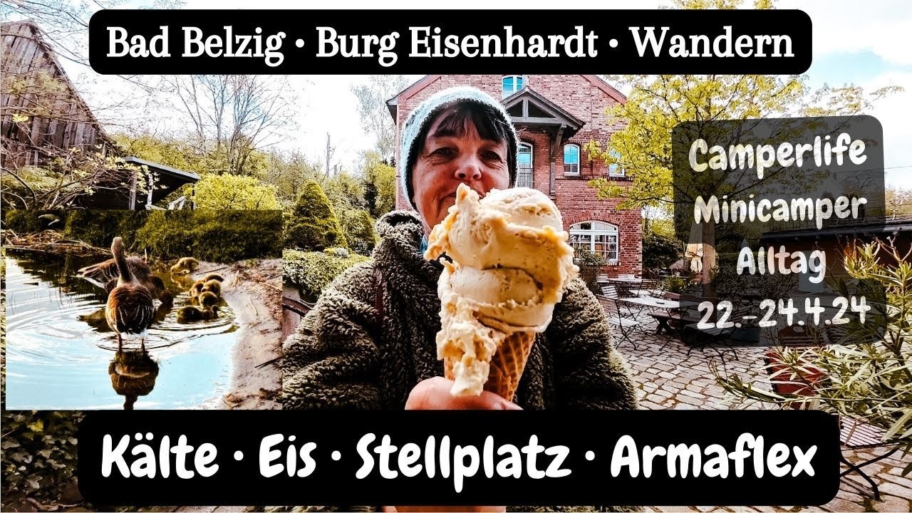 Vlog 154 &bull; Es schneit? Stellplatztest, Wildlife, Armaflex &bull; Wandern &bull; bestes Eis & Whisky &bull; Vanlife