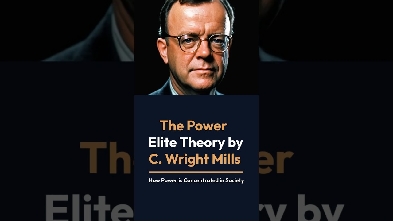 C.Wright Mills The Power Elite @sociologylearners1835
