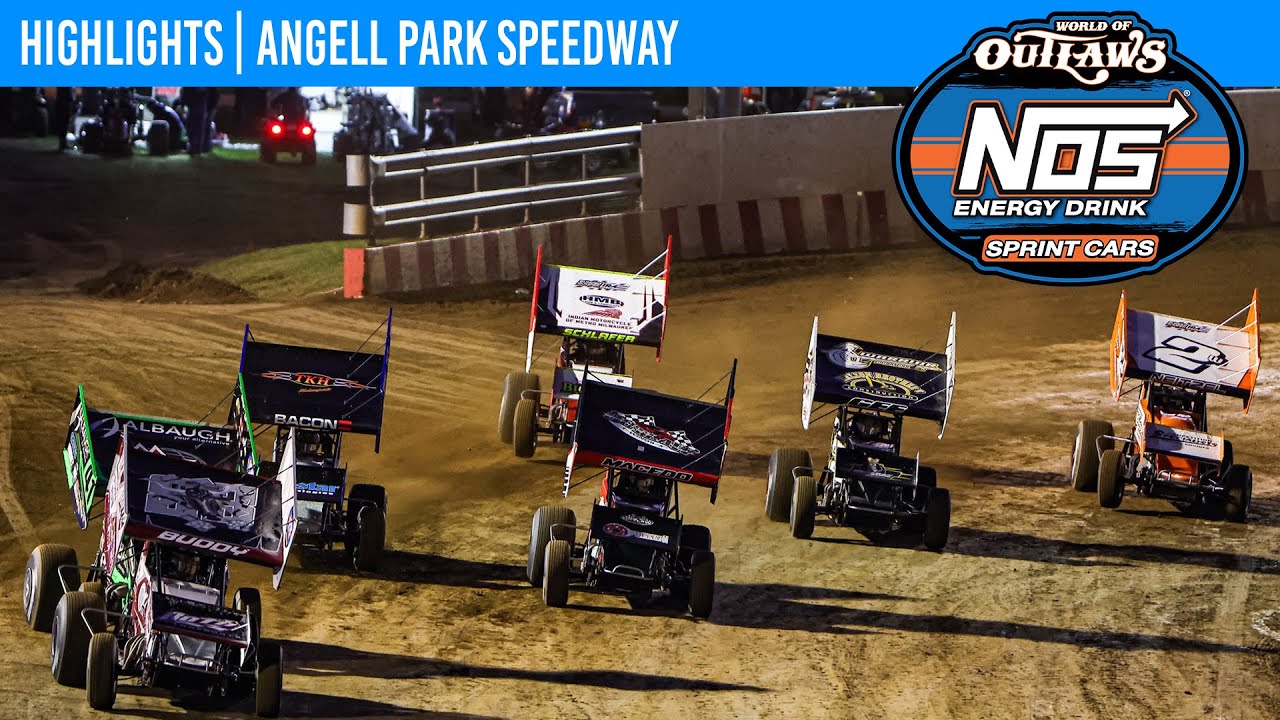 Автомобили World of Outlaws NOS Energy Drink Sprint | Гоночная трасса Angell Park | 19 октября 20...