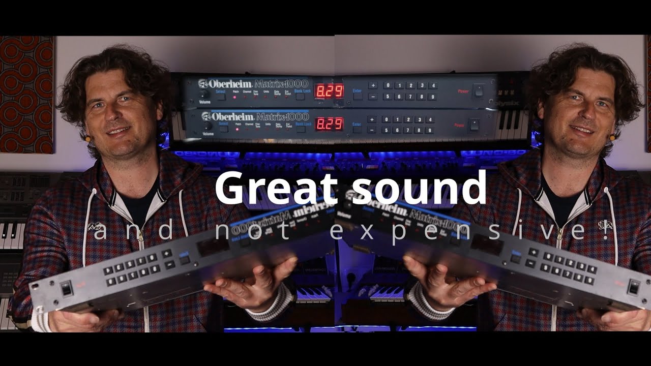 The Oberheim Matrix 1000 Analog Synthesizer by Franz Kreimer Keys (with english subtitles)