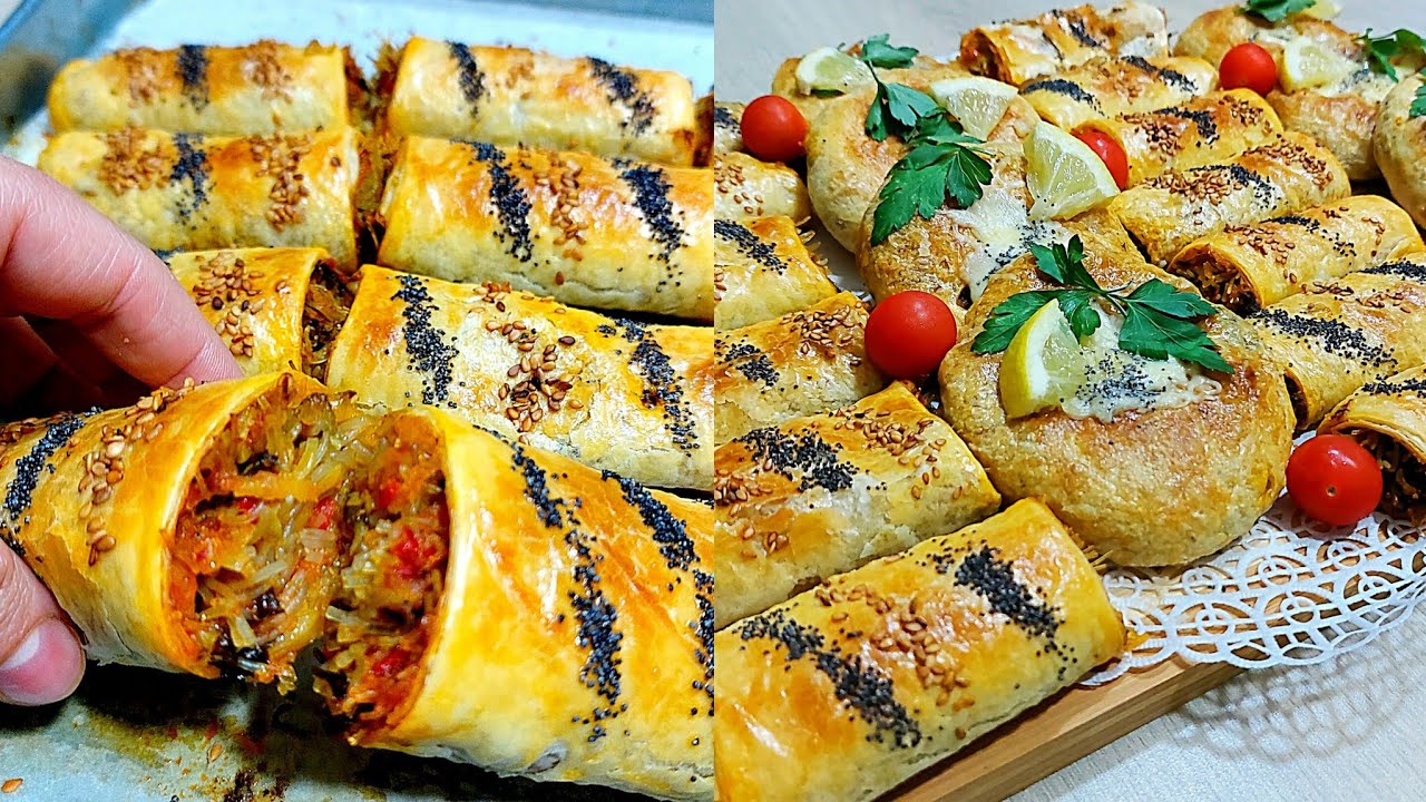 وداعا ورقة البسطيلة ضروري منديرهم فرمضان😋 بحشوة اقتصادية بنكهة الحوت متشبعوش منهم😍