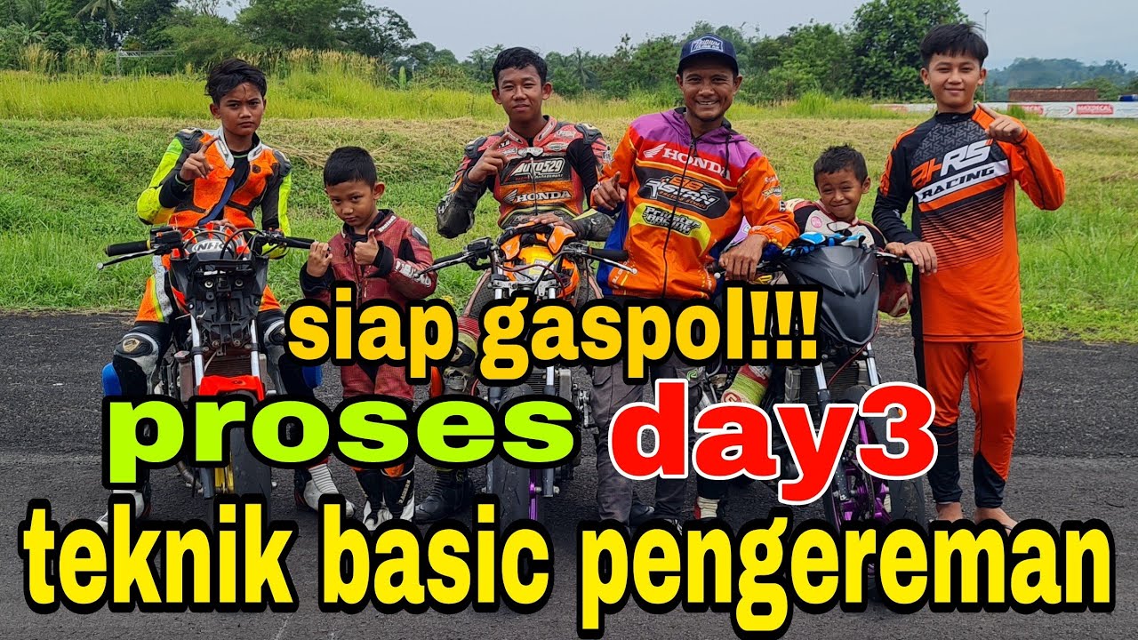 DAY 3 TEKNIK BASIC BREAKING ROAD RACE 86RISTAN RACING SCHOOL!!!