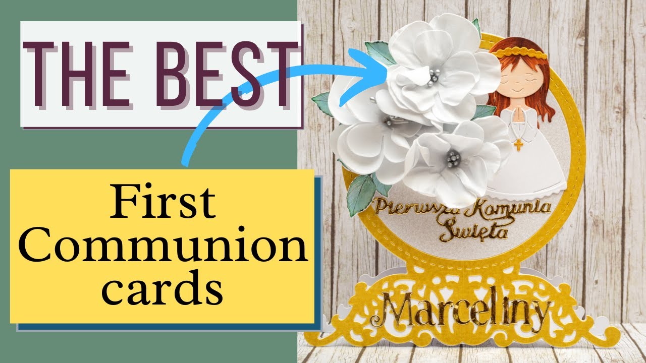 THE BEST FIRST COMMUNION CARDS the Quick and Easy way