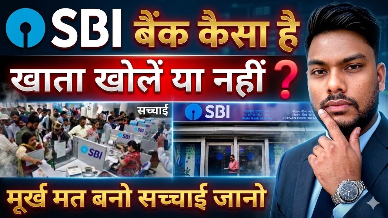 How is SBI Bank? What kind of bank is State Bank of India? Should I open an account or not? SBI B...