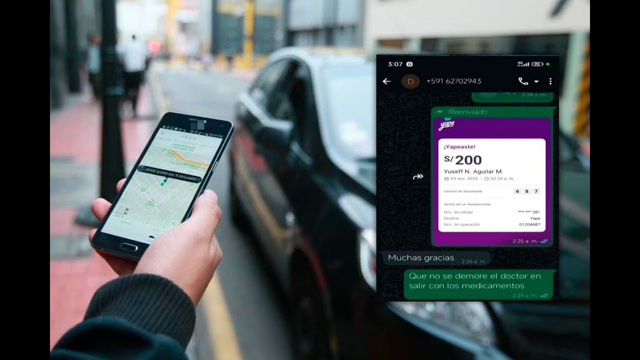 Taxista es estafado por pasajero con el cuento del falso delivery