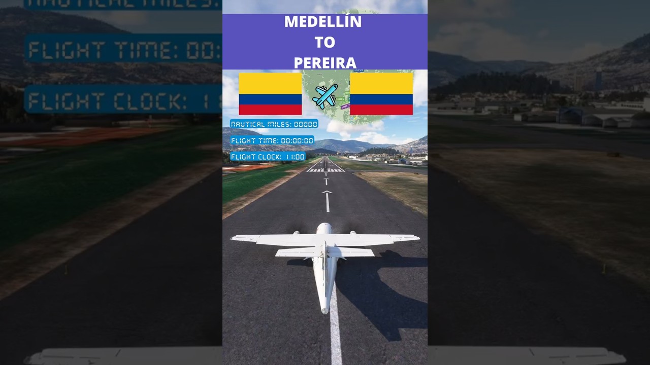 Clic Air flight from Medellin to Pereira #aviation #aviationlovers #plane #planes #planespotting