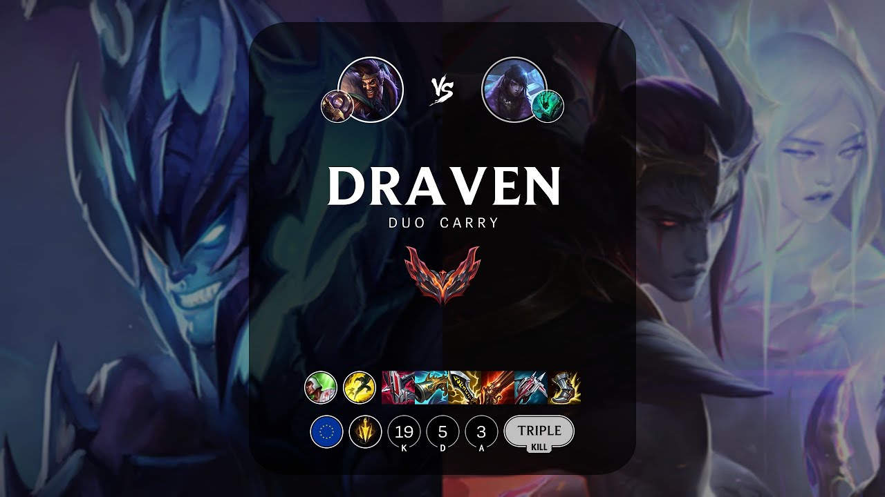Draven ADC vs Aphelios - EUW Grandmaster Patch 13.7