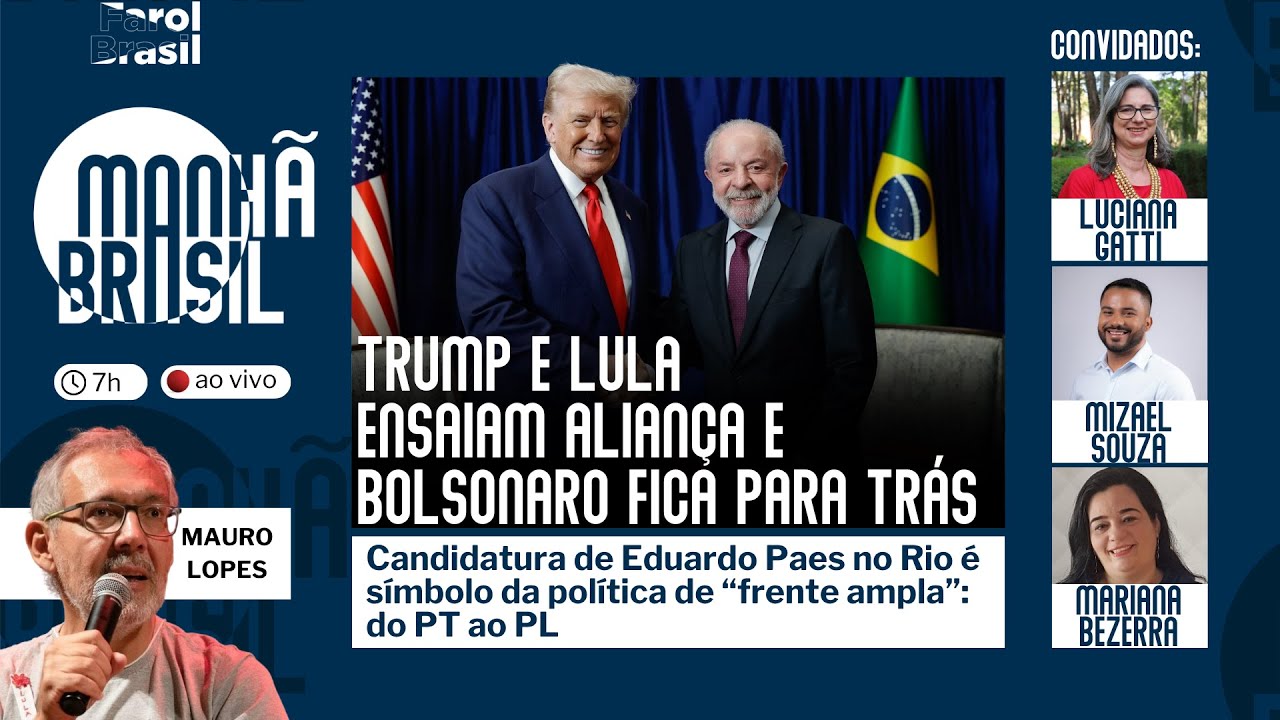 Trump e Lula ensaiam alian&ccedil;a e Bolsonaro &eacute; carta fora do baralho | 27.10