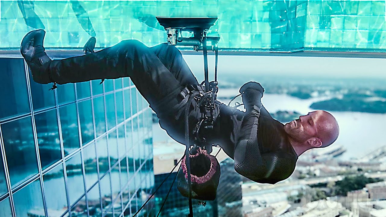 The 3 Most Dangerous Missions of JASON STATHAM in The Mechanic (The skypool one is ❤️) 🌀 4K
