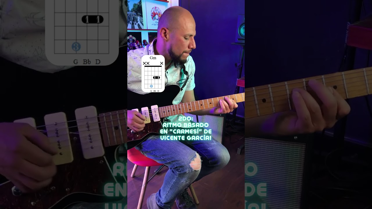 ☆🎧🎸🎶☆ Aprend&eacute; tres variaciones para tocar bachata en la Guitarra El&eacute;ctrica!