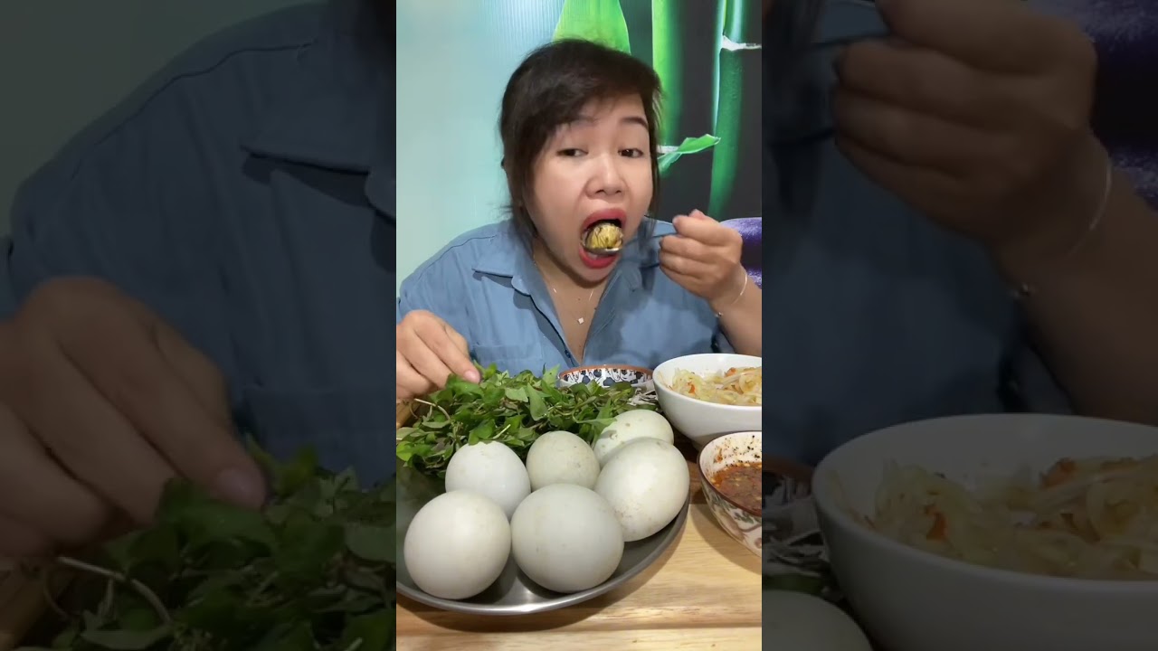 Thèm trứng lộn #mukbang #ancungtiktok