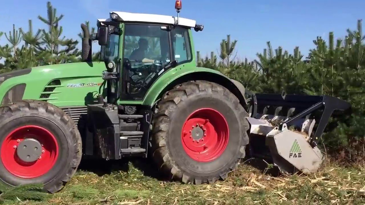 FENDT 936 + FAE FOREST MULCHER