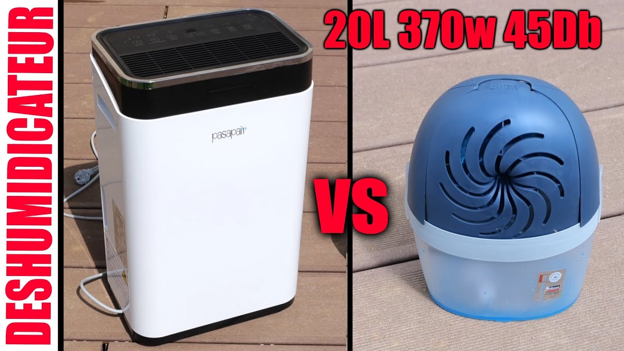 déshumidificateur d'air PASAPAIR AMAZON vs Rubson AERO 360° Absorbeur d'humidité problème cave..