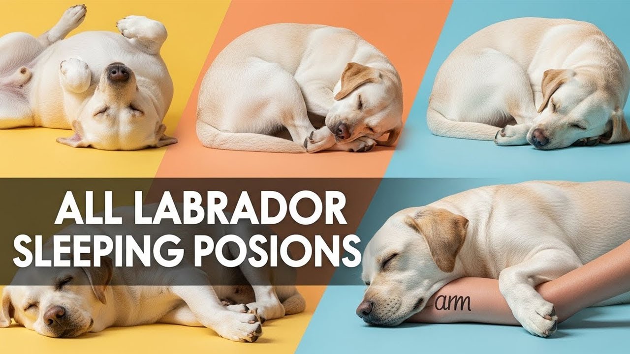 Что на самом деле означает поза вашего лабрадора во сне 😴🐶 (Вы будете в шоке!)